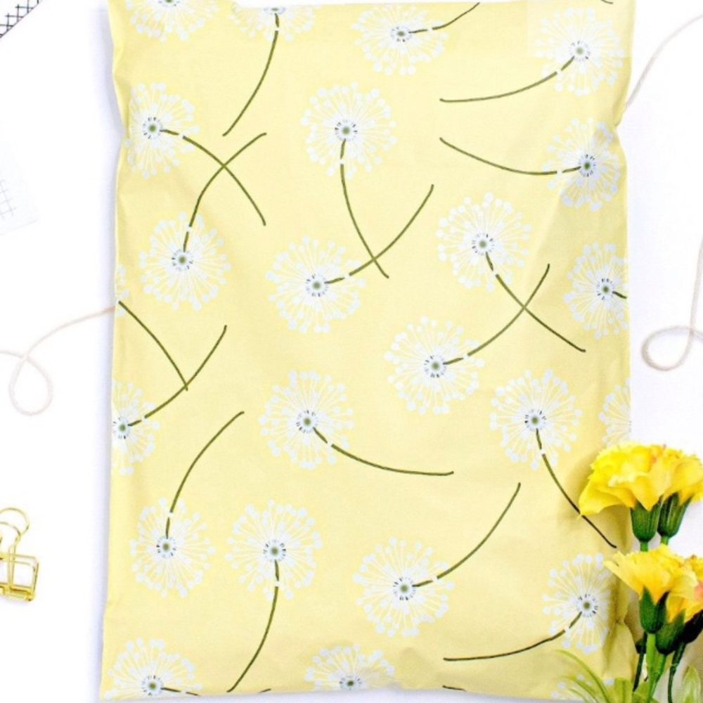 Set of 20 - 10”x13” Dandelion Poly Mailers